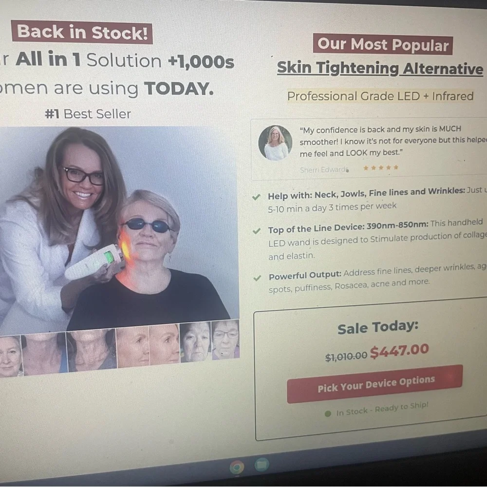 COPY - Advanced Anti-aging Technology System, Infrared light diminishes wrinkles - Picture 5 of 5